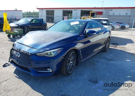 2017 Infiniti Q60 3.0T Red Sport 400 from USA, damaged, VIN JN1FV7EK5HM610191